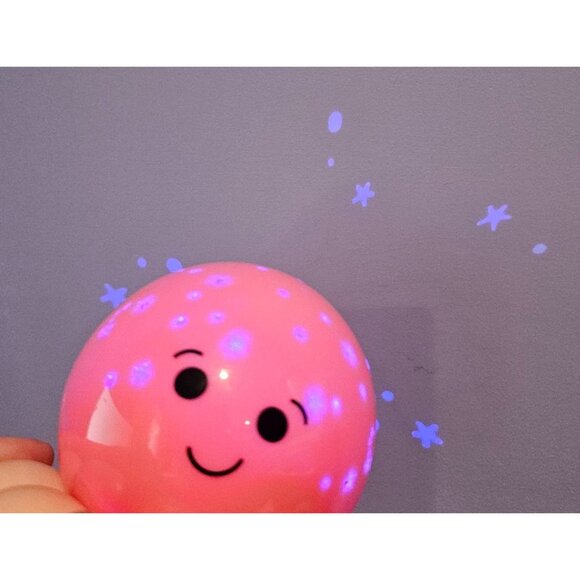 Cloud b Nightlight Twinkle To Go Octopus Pink Projector TESTED WORKS Cute - Picture 4 of 10